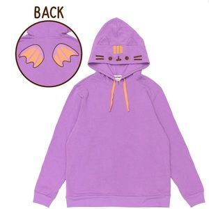 Pusheen Purple Bat Hoodie